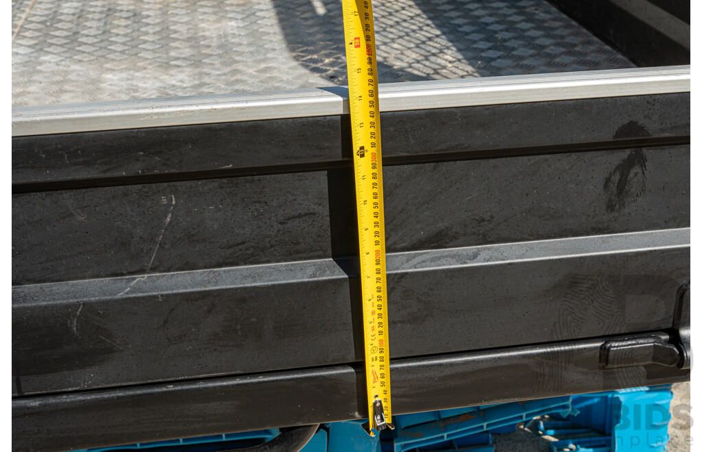05/2021 Bronco Built Alloy Tray with Lockable Undertray Built in Slide Drawer and Undermounted Toolboxes to Suit 2014 PX Ranger Dual Cab