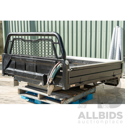 05/2021 Bronco Built Alloy Tray with Lockable Undertray Built in Slide Drawer and Undermounted Toolboxes to Suit 2014 PX Ranger Dual Cab