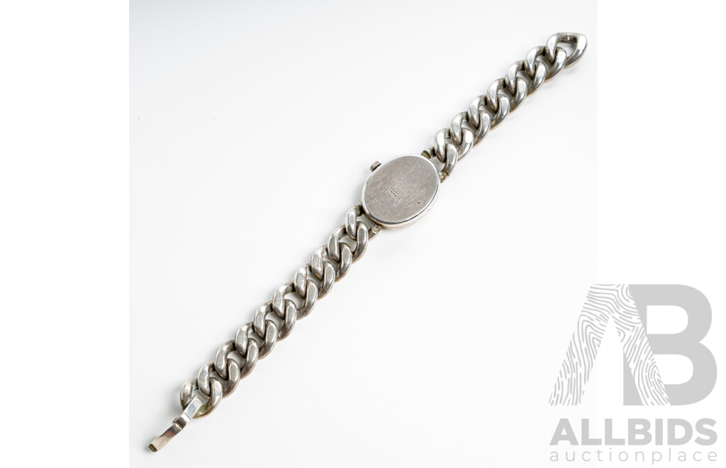 Moonwatch Vintage Ladies 17 Rubis Antichoc, Manual Winding, 800 Silver 75.6 Grams