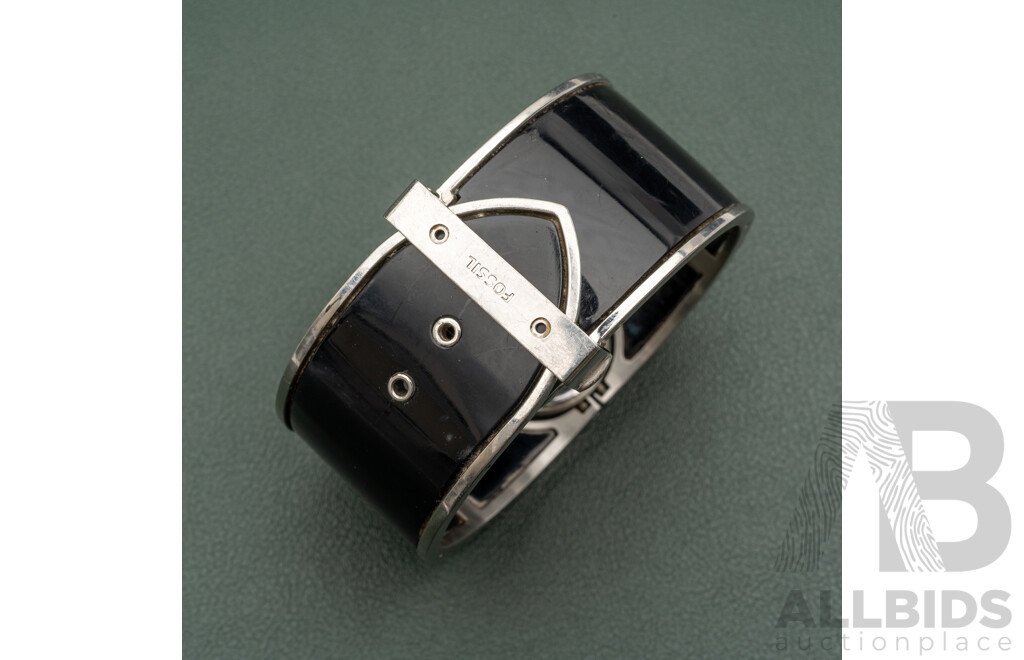 Vintage Fossil Ladies Bangle Watch, ES-2488, Internal Diameter Up to 60mm