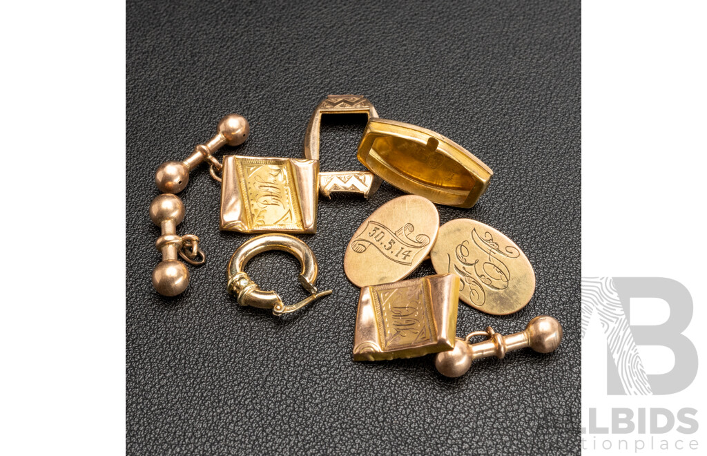 SCRAP GOLD - 9ct Hallmarked 14.08 Grams