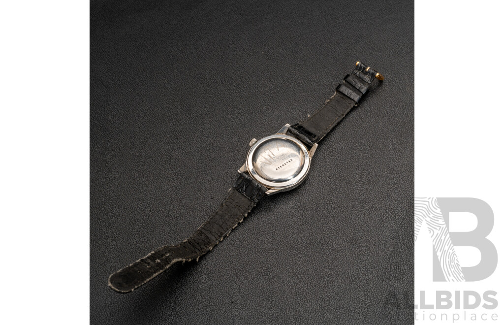 Citizen Jet Auto Dater Parashock Vintage Watch, AD1407054, Working