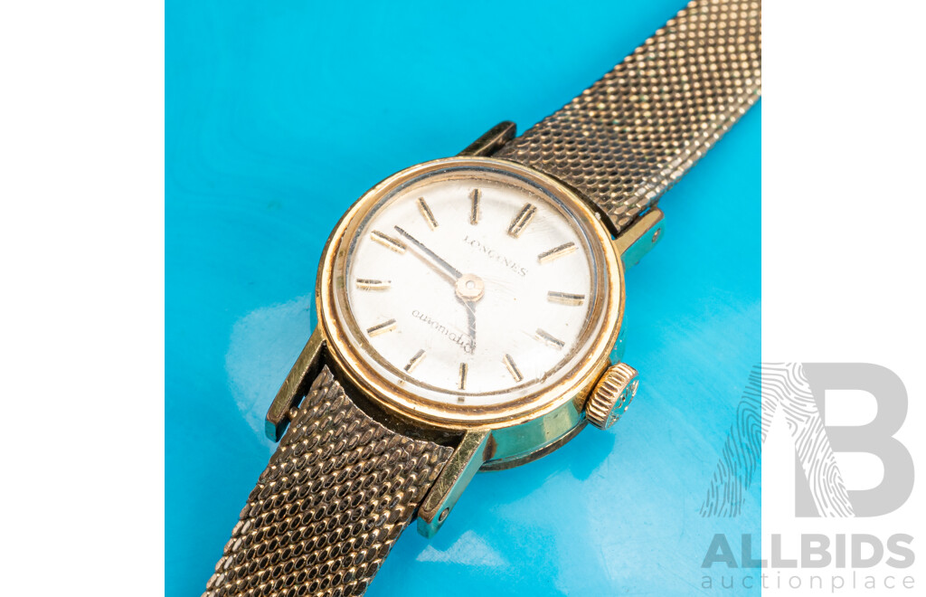 Longines Automatic Petite Vintage Ladies Watch in Vintage Angus & Coote Presentation Box