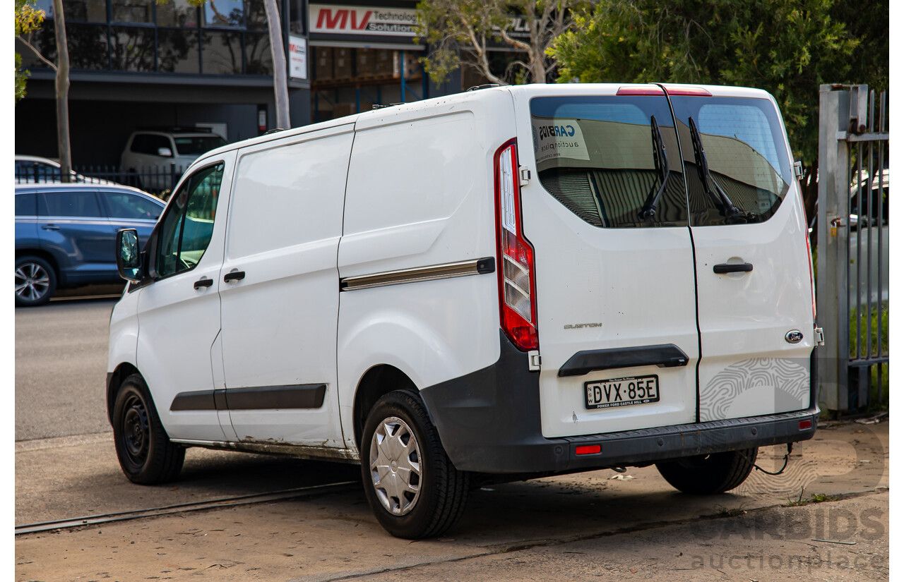 12/2017 Ford Transit Custom 290S SWB (FWD) VN MY17.75 Van Frozen White Turbo Diesel 2.0L