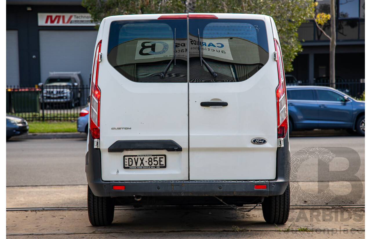 12/2017 Ford Transit Custom 290S SWB (FWD) VN MY17.75 Van Frozen White Turbo Diesel 2.0L