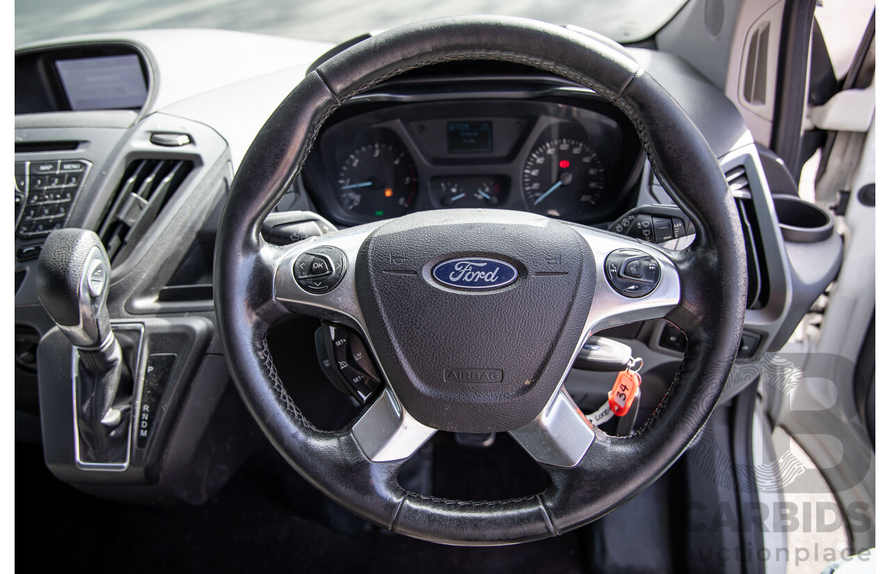 12/2017 Ford Transit Custom 290S SWB (FWD) VN MY17.75 Van Frozen White Turbo Diesel 2.0L