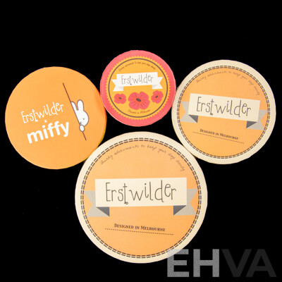 Erstwilder 'Hold on Louie' Resin Necklace & (2) Erstwilder Resin Brooches & Erstwilder Ring - NEW in Original Presentation Boxes