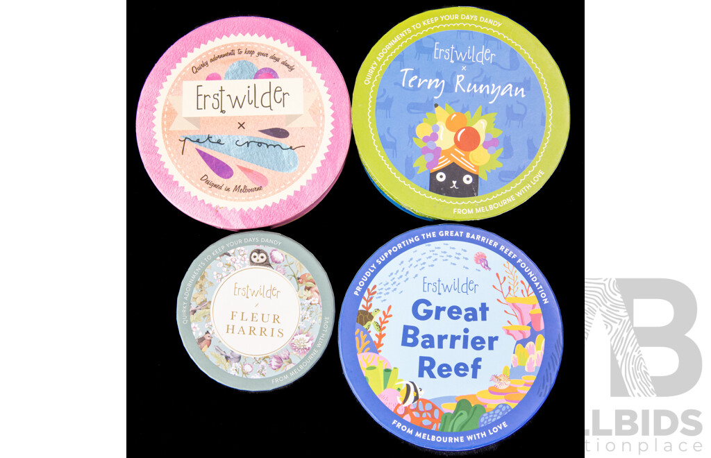 Erstwilder Collection Resin Brooches - NEW in Original Packaging