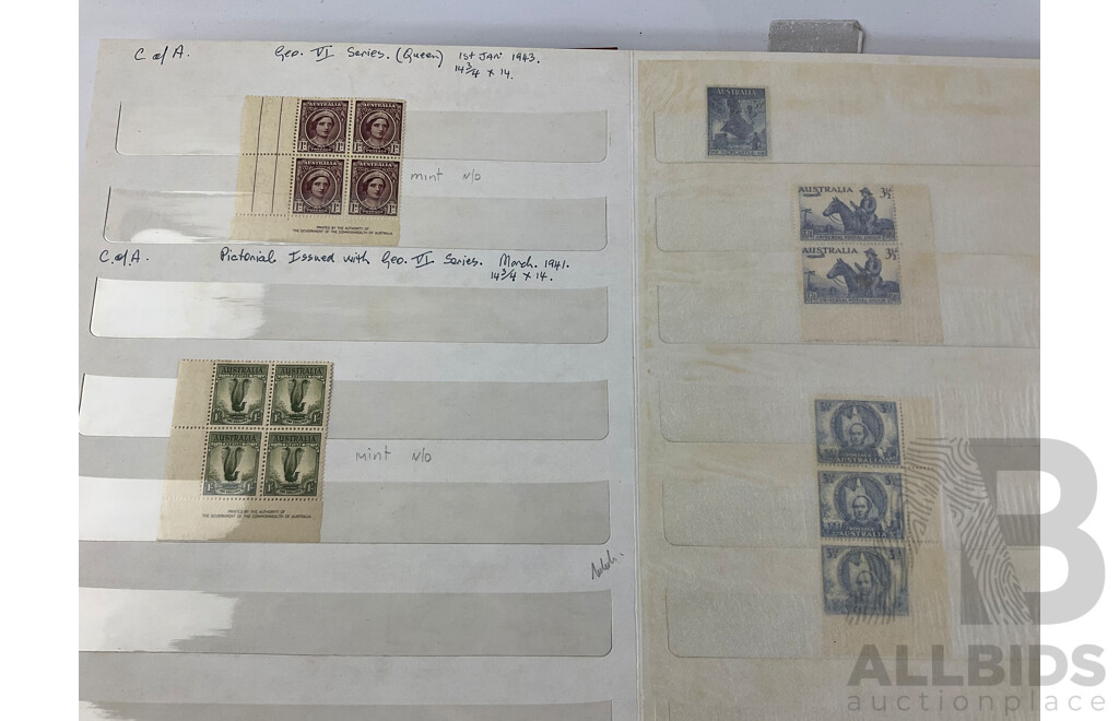 Collection of Vintage Commonwealth Countries First Day Covers and Stamps with Two Junior Stamp Globe Stamp Albums