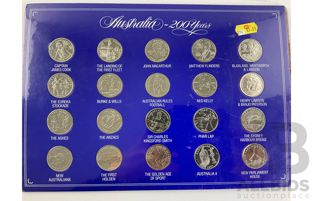 Spirit of Australia Twenty Medal Album, Britains First Decimal Coin Wallet, 1944 Penny
