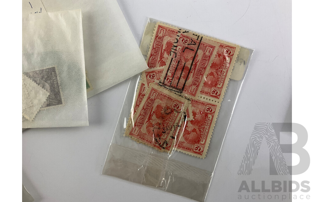 Collection of Australian Predecimal Stamps, Examples From 1930's to 1950's Platypus, Koala, Lyre Bird, Kookaburra, KGV, KGVI, QE2, Perforated, Overprints and More