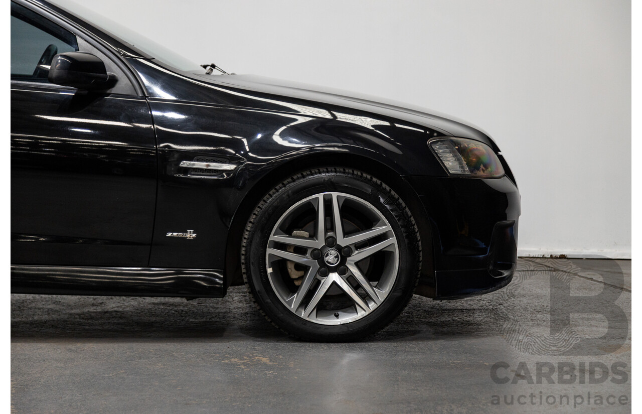 11/2010 Holden Commodore SV6 VE II Utility Black 3.6L