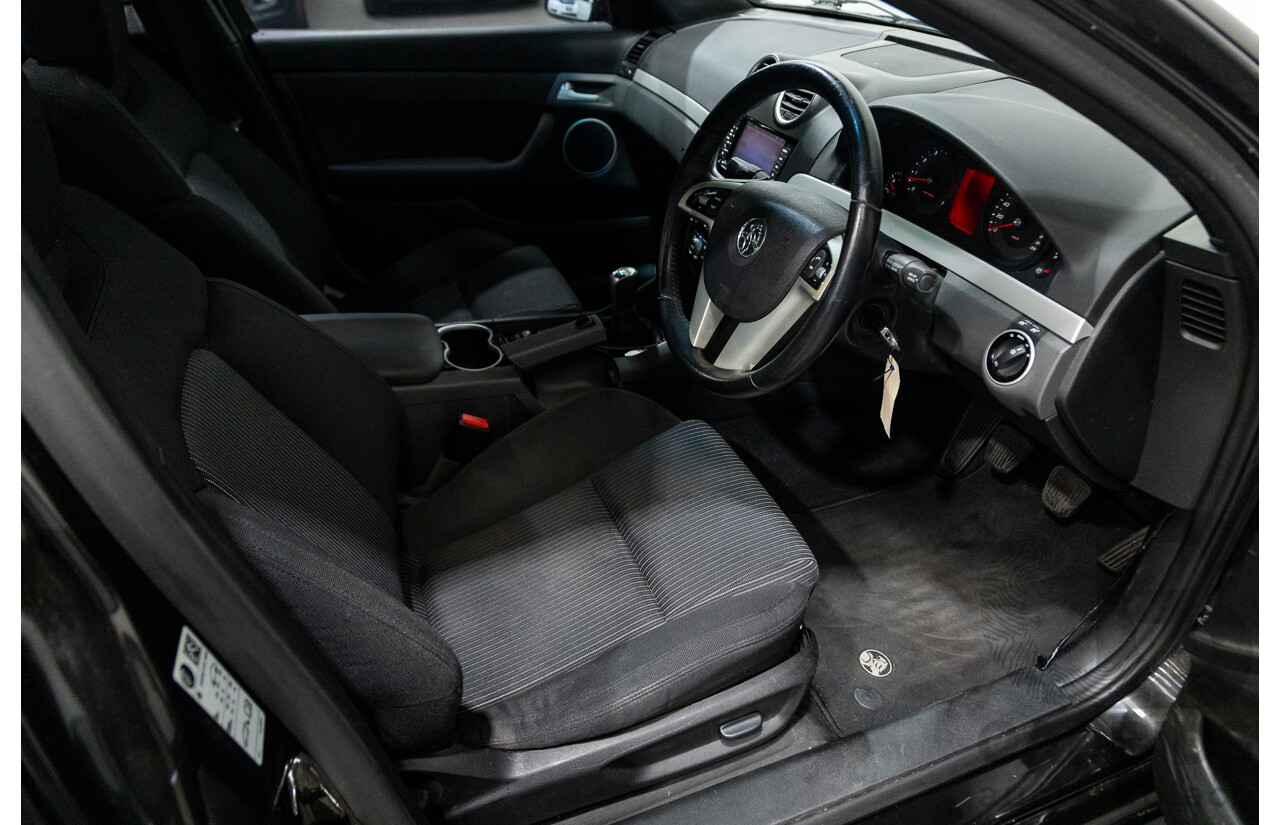 11/2010 Holden Commodore SV6 VE II Utility Black 3.6L