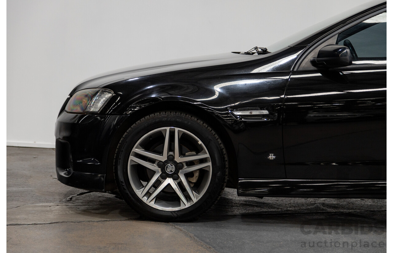 11/2010 Holden Commodore SV6 VE II Utility Black 3.6L