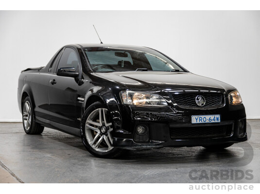 11/2010 Holden Commodore SV6 VE II Utility Black 3.6L