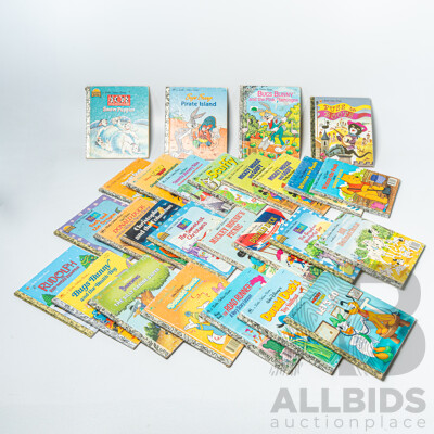 Good Collection 27 Vintage Little Golden Books INcluding Winnie the Pooh, Disney and More