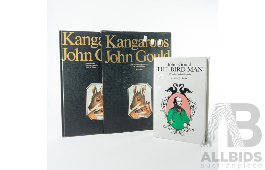 First Macmillan Edition, Kangaroos, John Gould, Macmillan Co, Sydney, 1973 Along with John Gould the Bird Man by G C Sauer