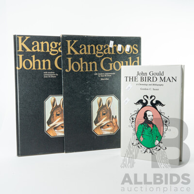 First Macmillan Edition, Kangaroos, John Gould, Macmillan Co, Sydney, 1973 Along with John Gould the Bird Man by G C Sauer