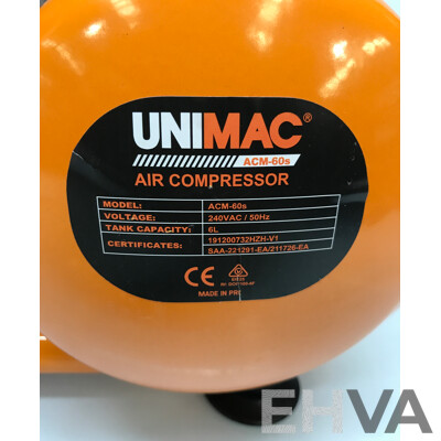 UniMac (ACM-60s) 6L Portable Electric Air Compressor