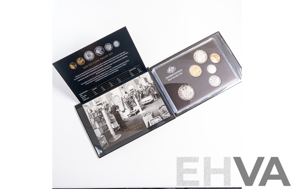 Australian RAM 2010 Six Proof Coin Set