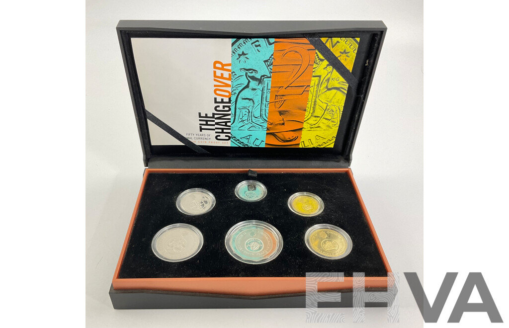Australian RAM 2016 Six Proof Coin Set, Fifty Years of Decimal Currency