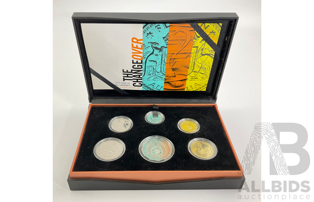 Australian RAM 2016 Six Proof Coin Set, Fifty Years of Decimal Currency