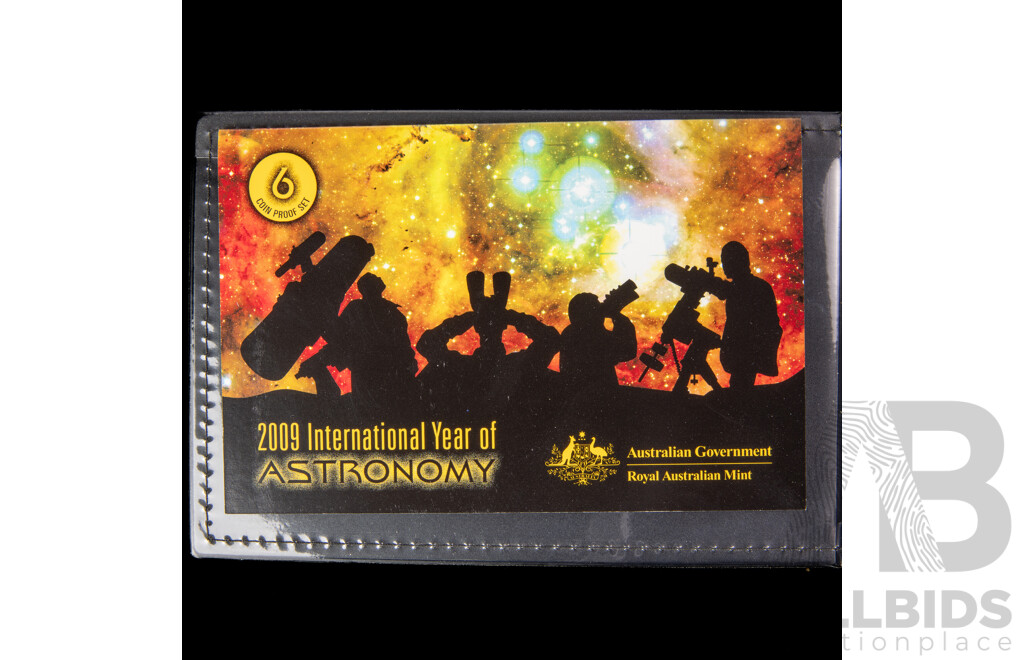 Australian RAM 2009 Six Proof Coin Set, International Year of Astronomy