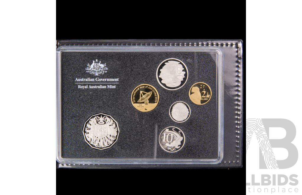 Australian RAM 2009 Six Proof Coin Set, International Year of Astronomy