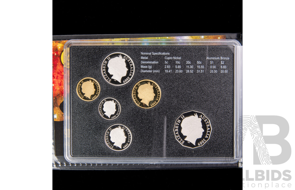 Australian RAM 2009 Six Proof Coin Set, International Year of Astronomy