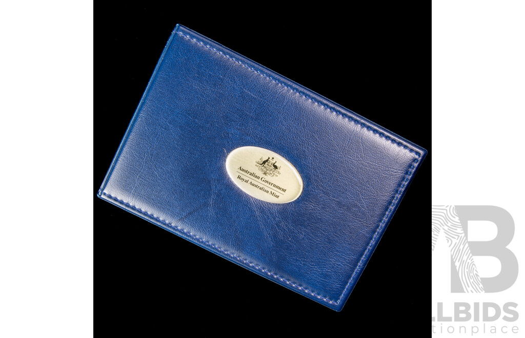 Australian RAM 2006 Eight Proof Coin Set, Forty Years of Decimal Currency Including Round Silver Fifty Cent Coin .800