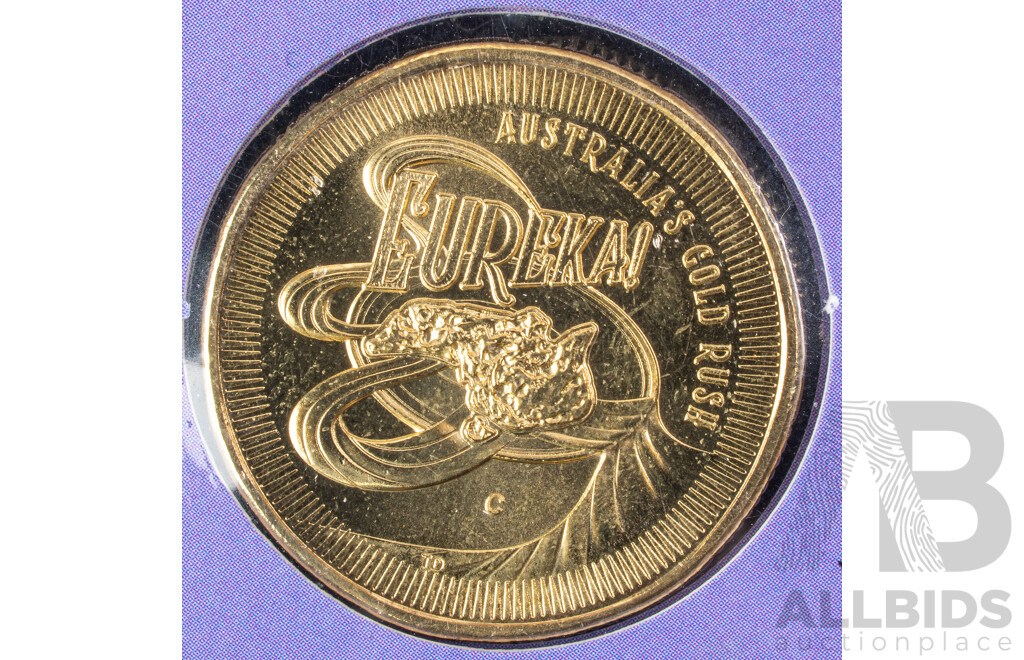Australian RAM Commemorative One Dollar Coins Including 2016 Australia's First Mints C Mint Mark, 2017 Trans Australian Railway, 2001 Army Centenary, 2009 Citizenship, 2020 Eureka, 2008 Koala
