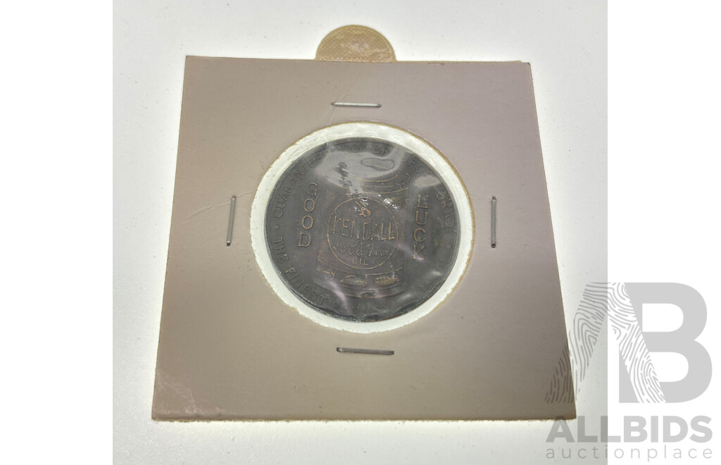 USA 1930 Kendall Good Luck Token