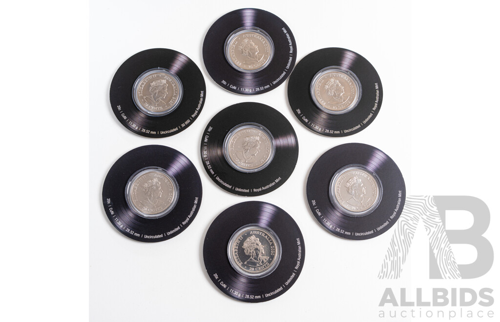 Australian RAM 2020 AC/DC Volume One Seven Coin Box Set