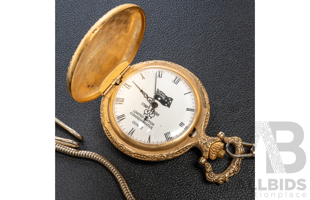 Smiths Empire Vintage Pocket Watch & Australian Bicentenial Limited Edition Commemorative Pocket Watch