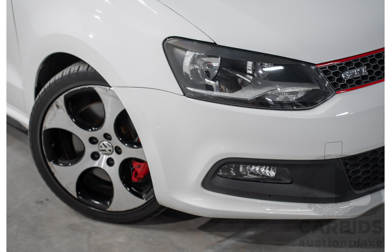 1/2013 Volkswagen Polo GTi 6R MY13 5d Hatchback Candy White Twincharged 1.4L
