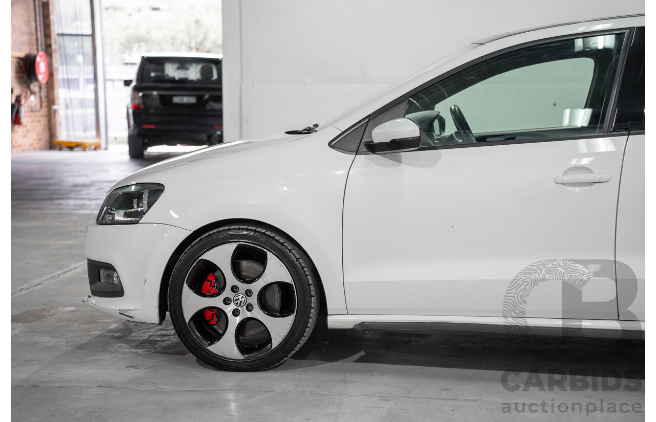 1/2013 Volkswagen Polo GTi 6R MY13 5d Hatchback Candy White Twincharged 1.4L