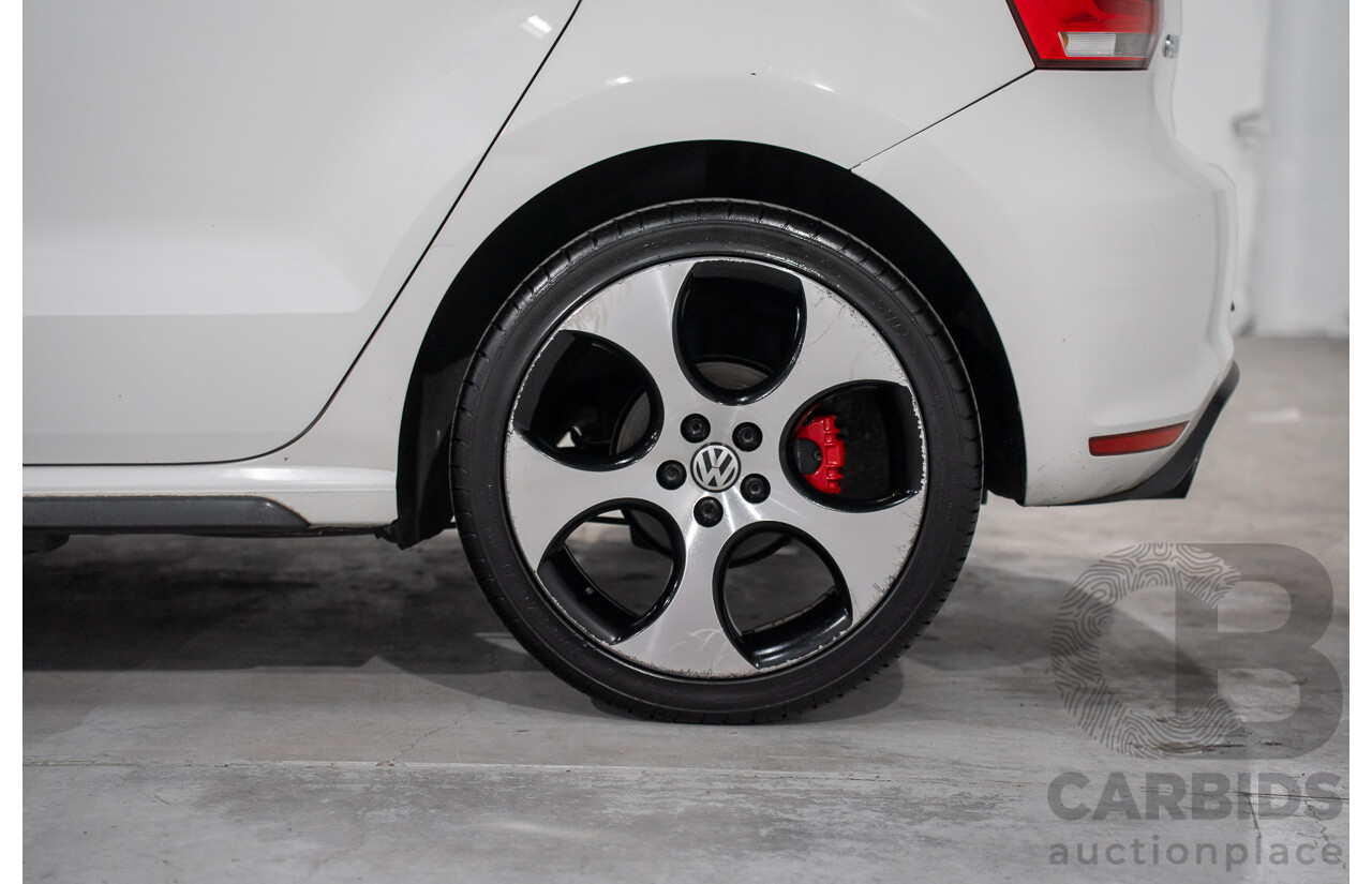 1/2013 Volkswagen Polo GTi 6R MY13 5d Hatchback Candy White Twincharged 1.4L