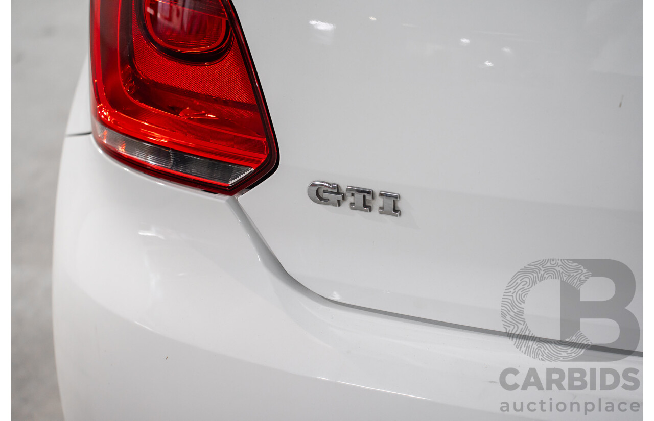 1/2013 Volkswagen Polo GTi 6R MY13 5d Hatchback Candy White Twincharged 1.4L