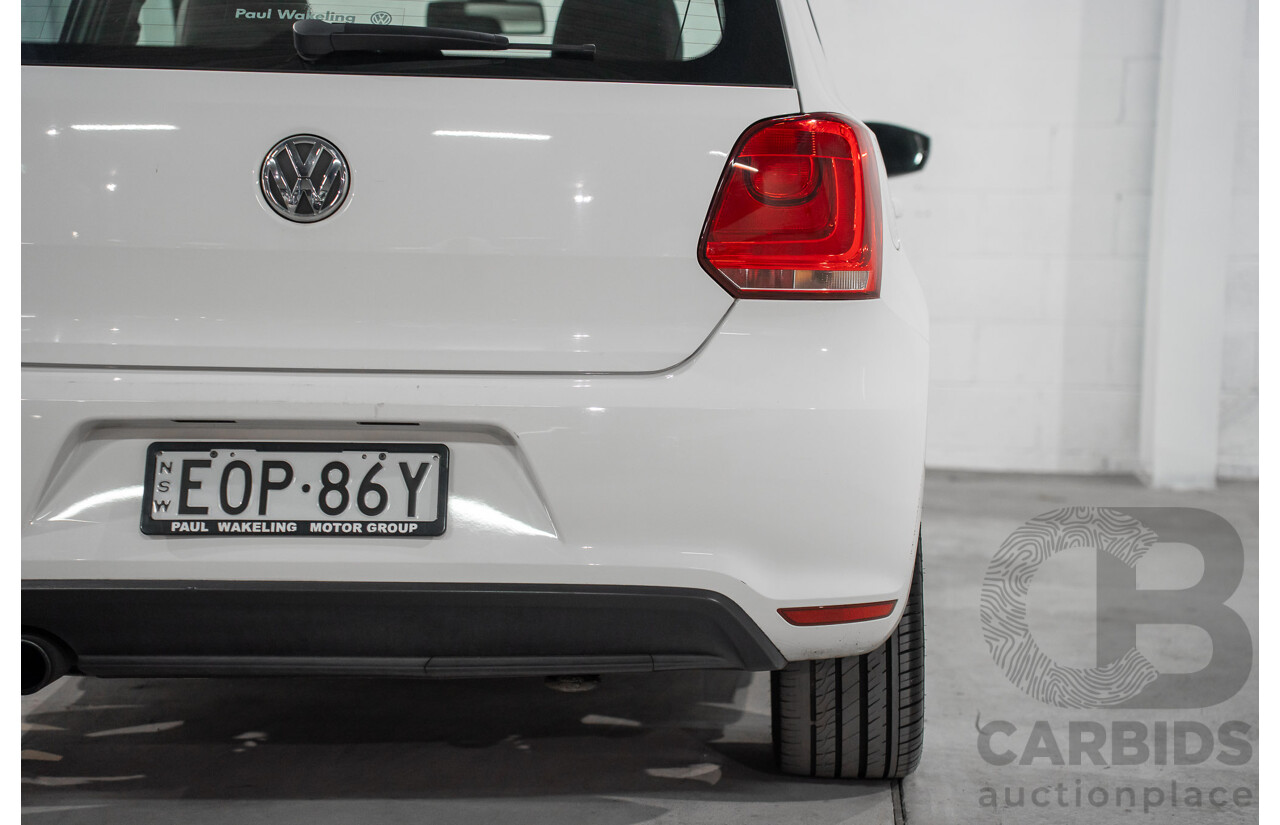 1/2013 Volkswagen Polo GTi 6R MY13 5d Hatchback Candy White Twincharged 1.4L
