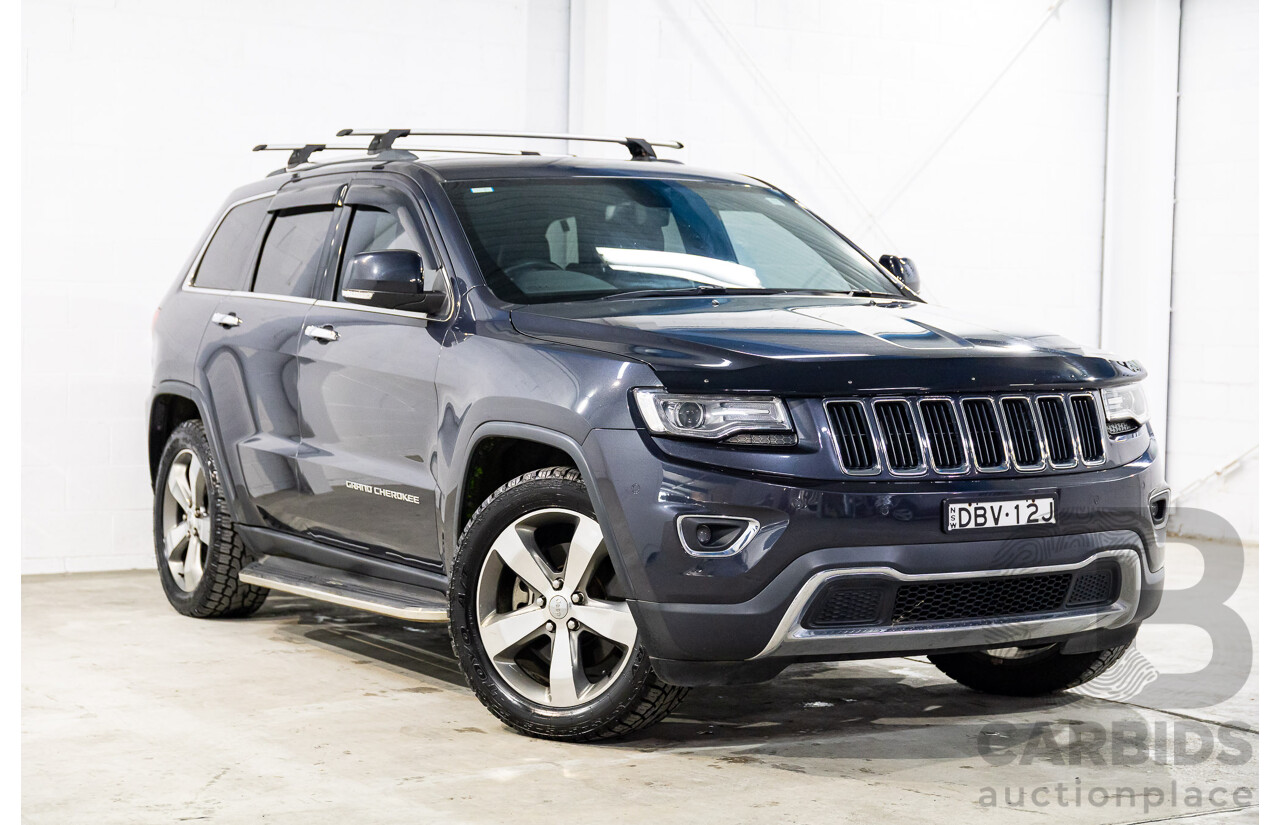 8/2015 Jeep Grand Cherokee Limited (4x4) WK MY15 4d Wagon Maximum Steel Metallic Turbo Diesel 3.0L