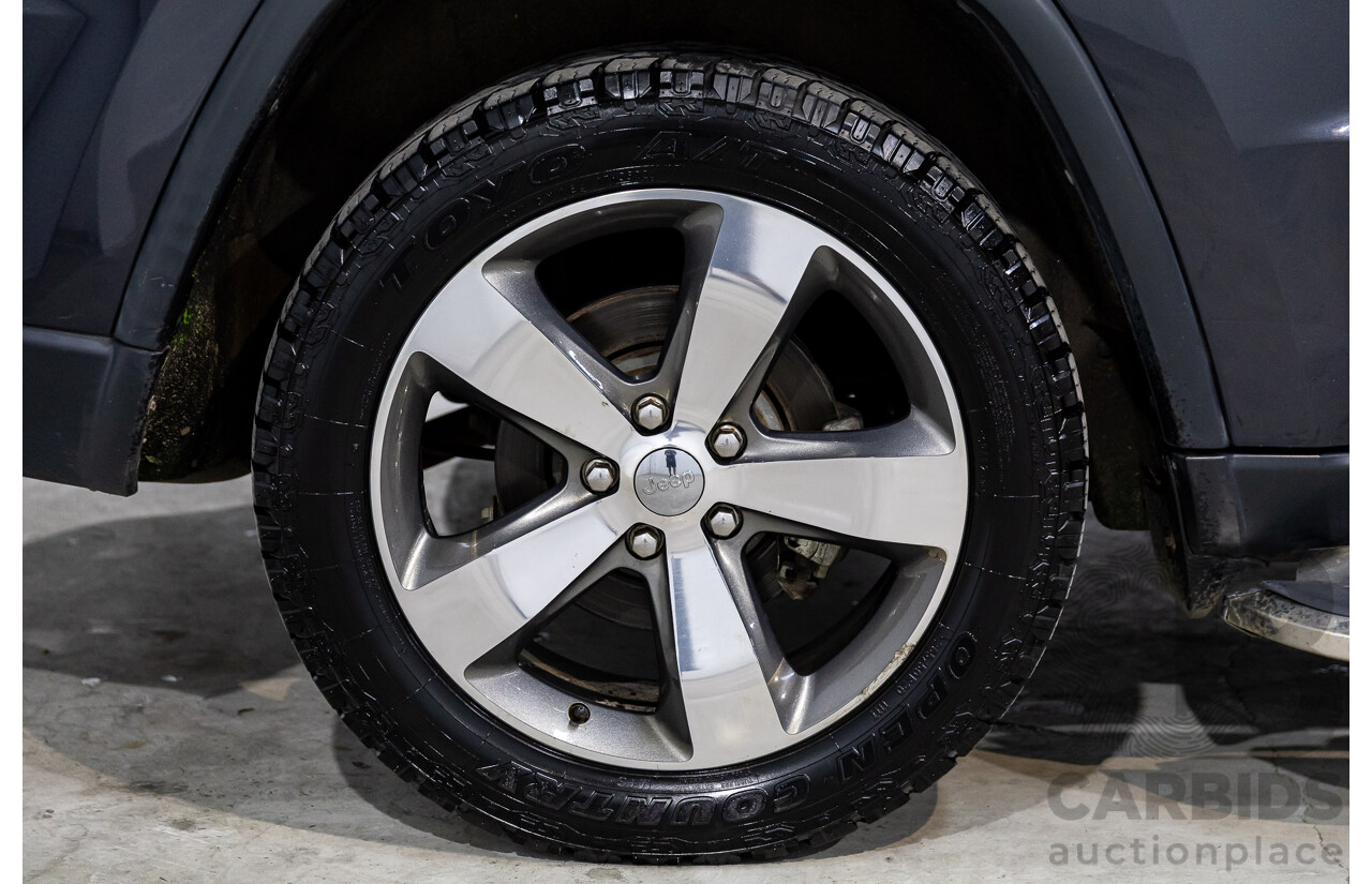 8/2015 Jeep Grand Cherokee Limited (4x4) WK MY15 4d Wagon Maximum Steel Metallic Turbo Diesel 3.0L