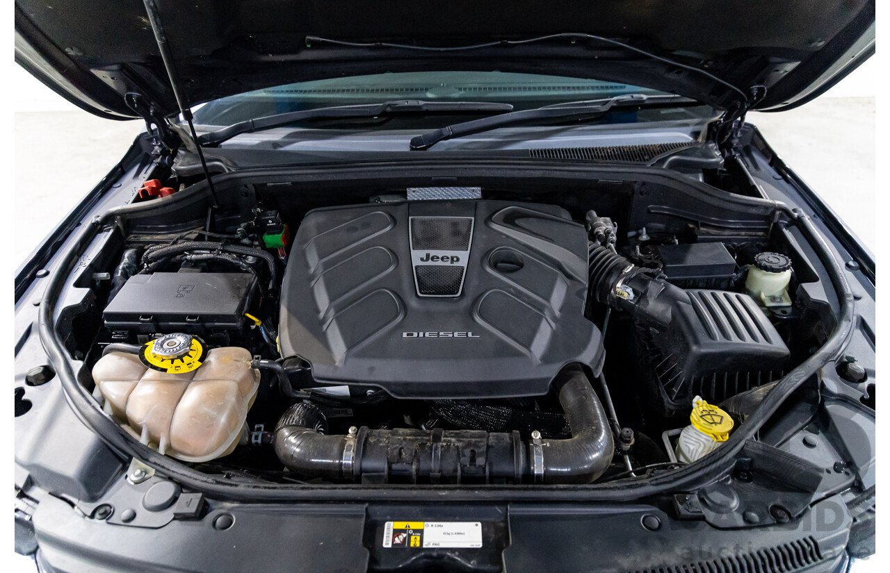 8/2015 Jeep Grand Cherokee Limited (4x4) WK MY15 4d Wagon Maximum Steel Metallic Turbo Diesel 3.0L