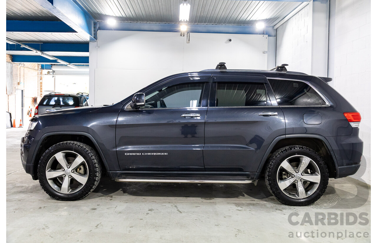 8/2015 Jeep Grand Cherokee Limited (4x4) WK MY15 4d Wagon Maximum Steel Metallic Turbo Diesel 3.0L
