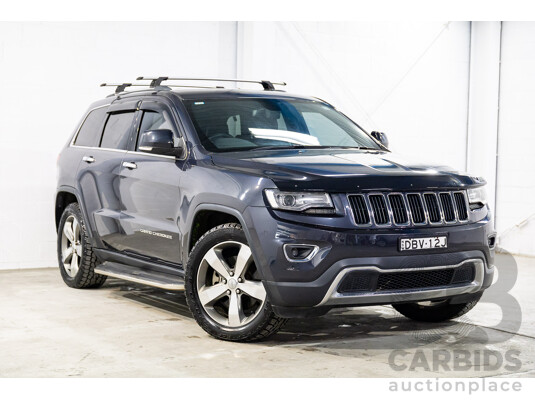 8/2015 Jeep Grand Cherokee Limited (4x4) WK MY15 4d Wagon Maximum Steel Metallic Turbo Diesel 3.0L