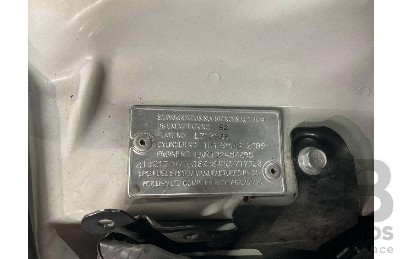 2/2013 Holden Commodore Omega (LPG) VE II MY12.5 4d Sedan Heron White V6 3.6L
