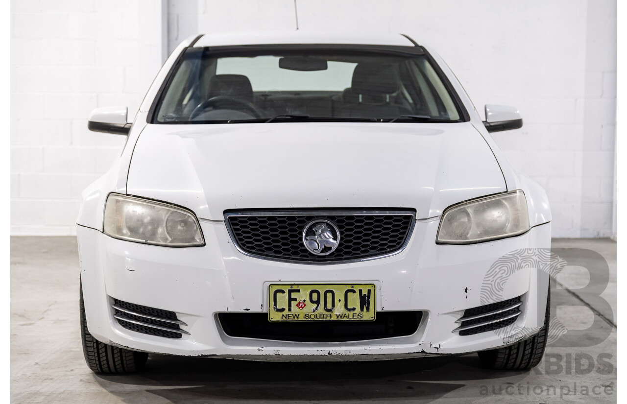 2/2013 Holden Commodore Omega (LPG) VE II MY12.5 4d Sedan Heron White V6 3.6L