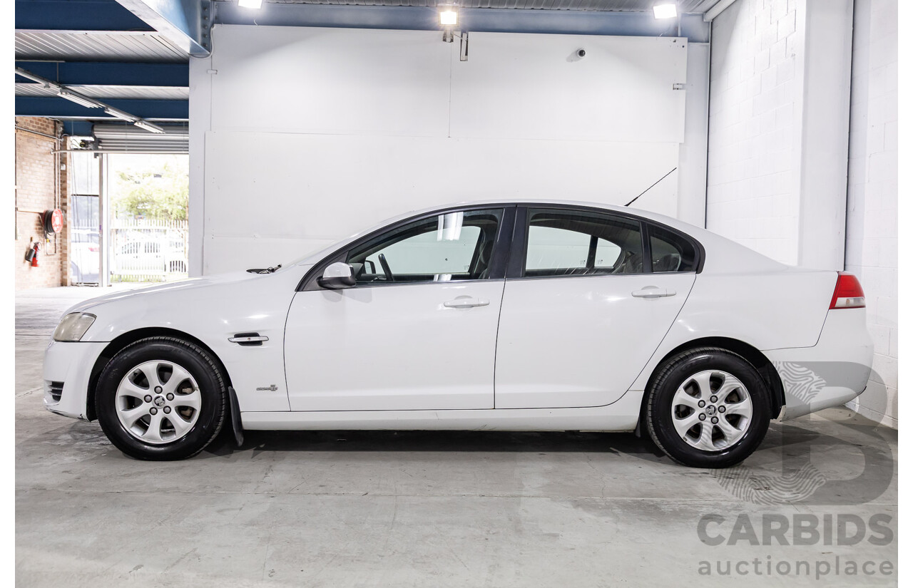 2/2013 Holden Commodore Omega (LPG) VE II MY12.5 4d Sedan Heron White V6 3.6L