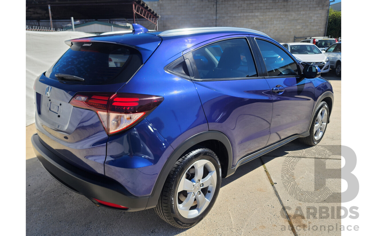 3/2015 Honda Hr-V Vti-S  4d Wagon Blue 1.8L