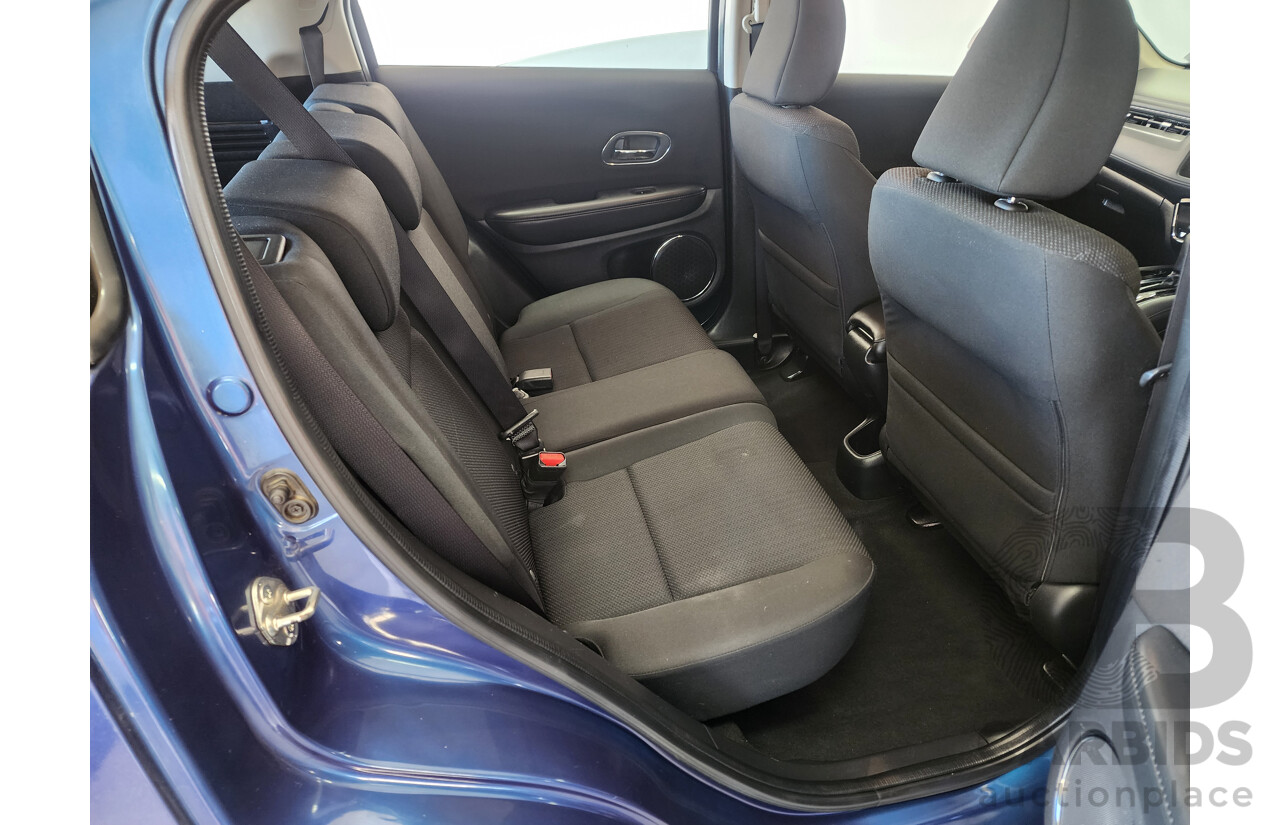 3/2015 Honda Hr-V Vti-S  4d Wagon Blue 1.8L