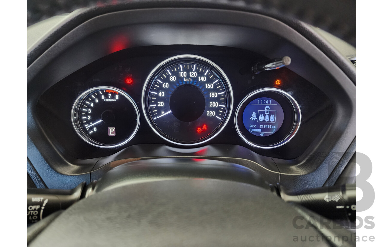 3/2015 Honda Hr-V Vti-S  4d Wagon Blue 1.8L